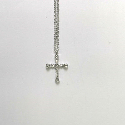 14K White Gold Diamond Necklace - Tapper's Jewelry 