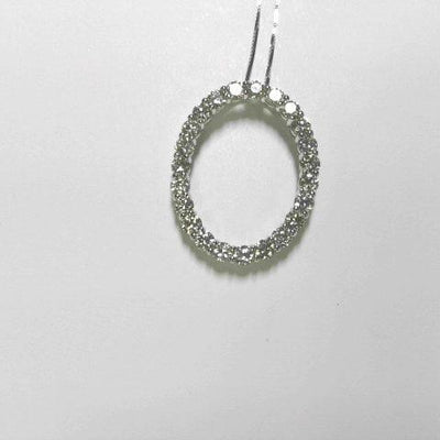 14K White Gold Diamond Necklace - Tapper's Jewelry 