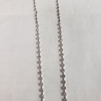14K White Gold Diamond Necklace - Tapper's Jewelry 