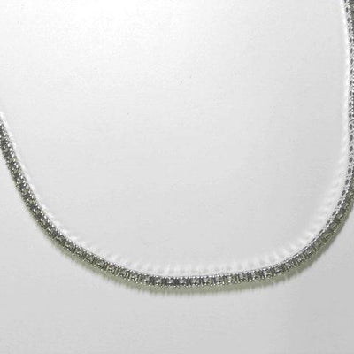 14K White Gold Diamond Necklace - Tapper's Jewelry 