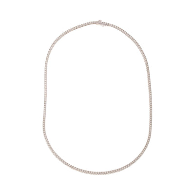 14K White Gold Diamond Necklace - Tapper's Jewelry 