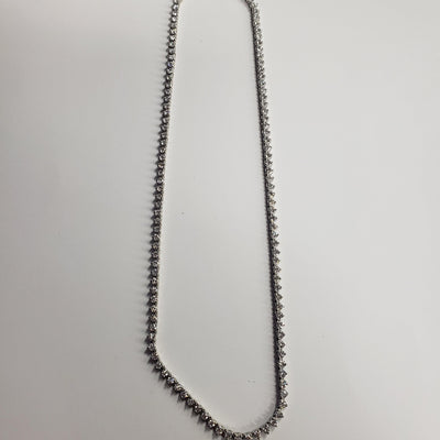 14K White Gold Diamond Necklace - Tapper's Jewelry 