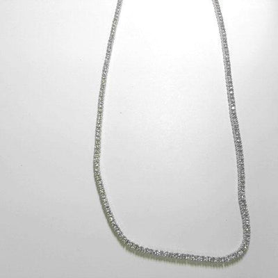 14K White Gold Diamond Necklace - Tapper's Jewelry 