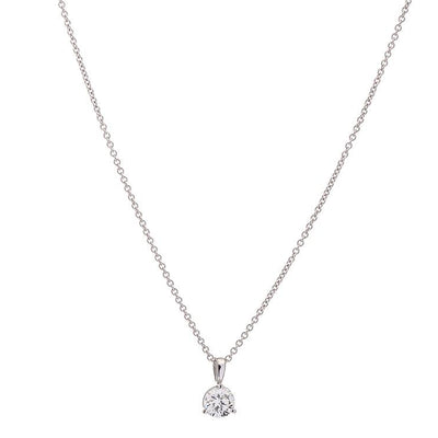 14K White Gold Diamond Necklace - Tapper's Jewelry 