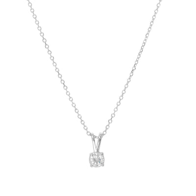 14K White Gold Diamond Necklace - Tapper's Jewelry 