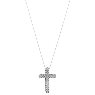 14K White Gold Diamond Necklace - Tapper's Jewelry 