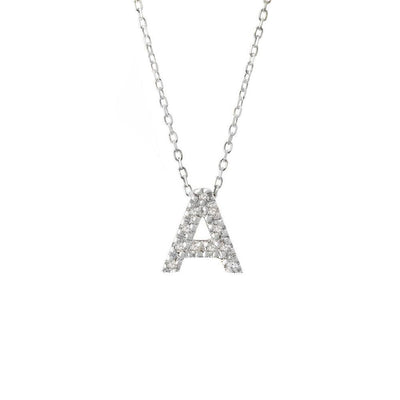 14K White Gold Diamond Necklace - Tapper's Jewelry 