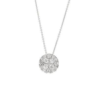 14K White Gold Diamond Necklace - Tapper's Jewelry 