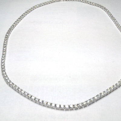 14K White Gold Diamond Necklace - Tapper's Jewelry 