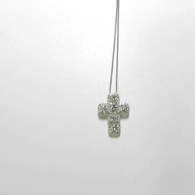 14K White Gold Diamond Necklace - Tapper's Jewelry 