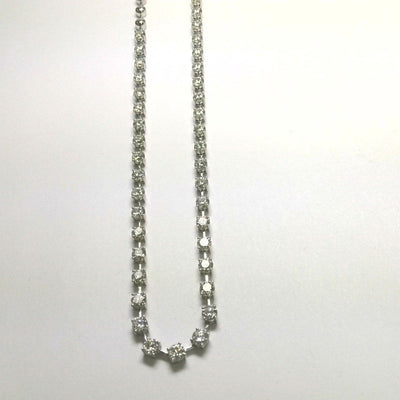 14K White Gold Diamond Necklace - Tapper's Jewelry 