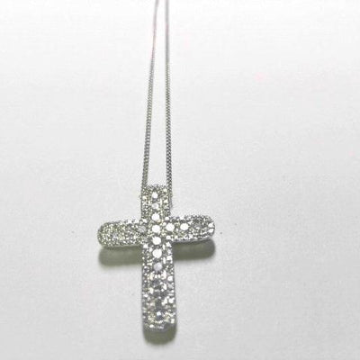 14K White Gold Diamond Necklace - Tapper's Jewelry 