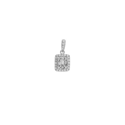 14K WHITE GOLD DIAMOND PENDANT - Tapper's Jewelry 