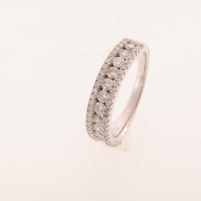 14K White Gold Diamond Ring - Tapper's Jewelry 