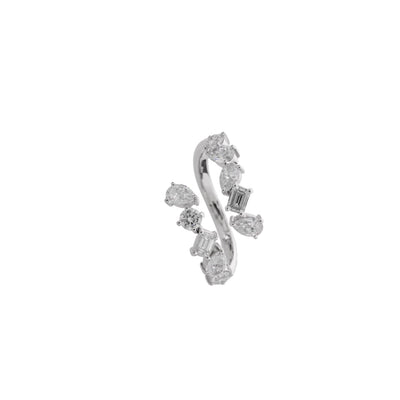 14K WHITE GOLD DIAMOND RING - Tapper's Jewelry 