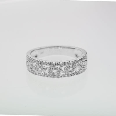14K White Gold Diamond Ring - Tapper's Jewelry 