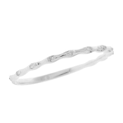 14K WHITE GOLD DIAMOND RING