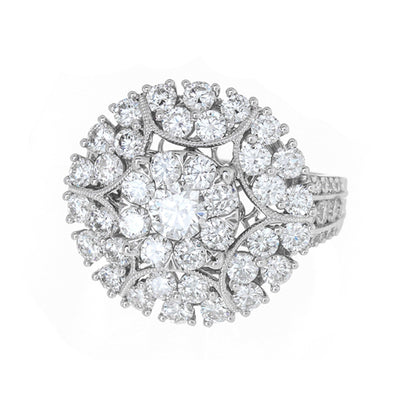 14K WHITE GOLD DIAMOND RING - Tapper's Jewelry 