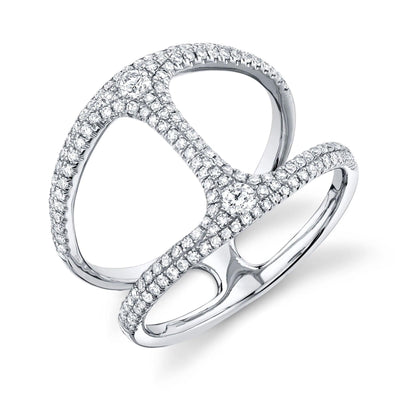 14K WHITE GOLD DIAMOND RING - Tapper's Jewelry 