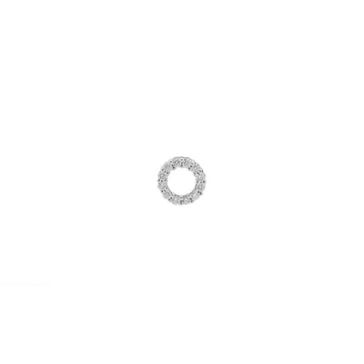 14K WHITE GOLD DIAMOND SLIDER - Tapper's Jewelry 