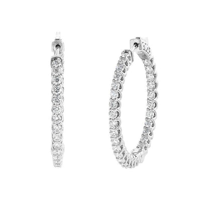 14K White Gold Earrings - Tapper's Jewelry 