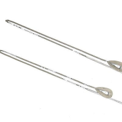 14K White Gold Earrings - Tapper's Jewelry 