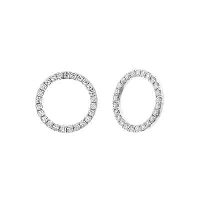 14K White Gold Earrings - Tapper's Jewelry 