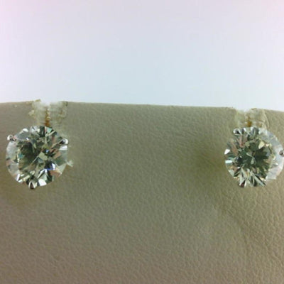 14K White Gold Earrings - Tapper's Jewelry 