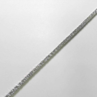 14K WHITE GOLD LAB GROWN DIAMOND ETERNITY BRACELET - Tapper's Jewelry 