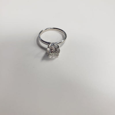 14K White Gold Lab Grown Diamond Ring - Tapper's Jewelry 