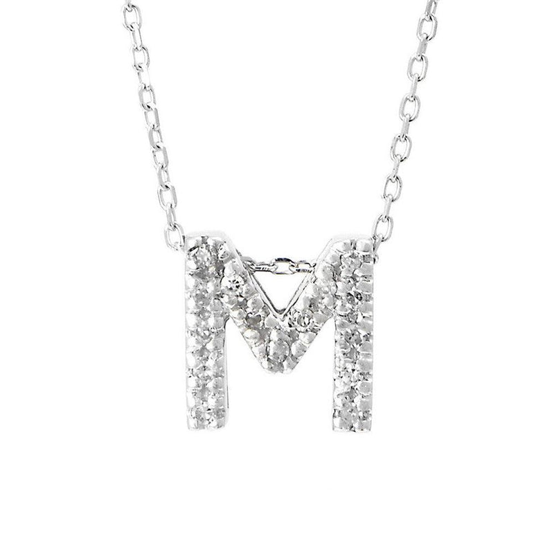 Buy CKC 18k Gold & Diamond Alphabet M Pendant with Chain for Women Online  At Best Price @ Tata CLiQ