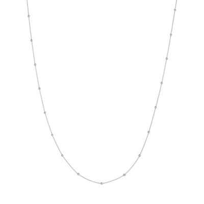 14K WHITE GOLD NECKLACE - Tapper's Jewelry 