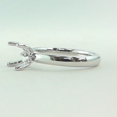 14K White Gold Ring Mounting - Tapper's Jewelry 