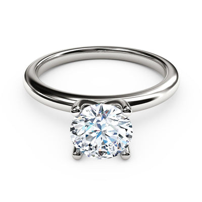 14K White Gold Ring Mounting - Tapper's Jewelry 