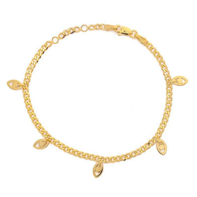 14K YELLOW GOLD BRACELET - Tapper's Jewelry 