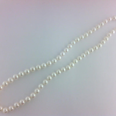 14K Yellow Gold Cultured Pearl Necklace - Tapper's Jewelry 