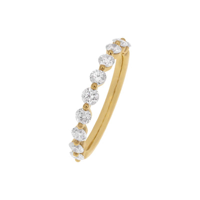 14K Yellow Gold Diamond Band - Tapper's Jewelry 