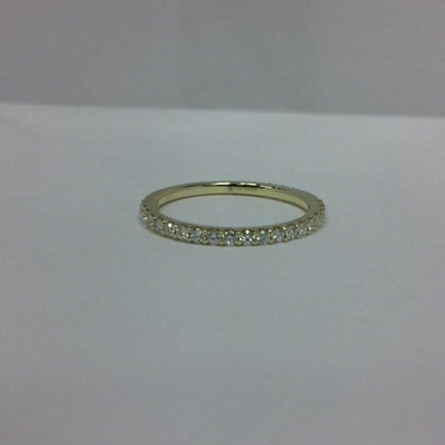 14K Yellow Gold Diamond Band - Tapper's Jewelry 