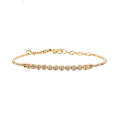 14K Yellow Gold Diamond Bracelet - Tapper's Jewelry 