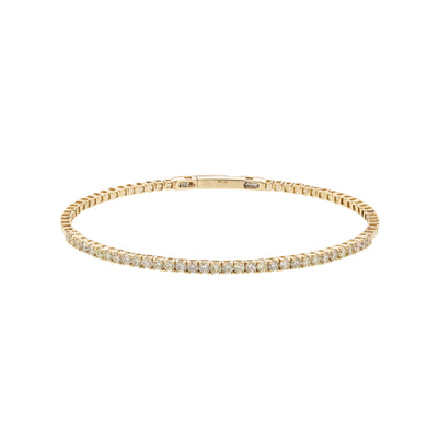 14K Yellow Gold Diamond Bracelet