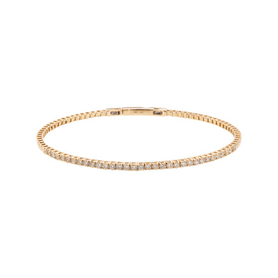 14K Yellow Gold Diamond Bracelet - Tapper's Jewelry 