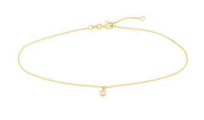 14K YELLOW GOLD DIAMOND BRACELET