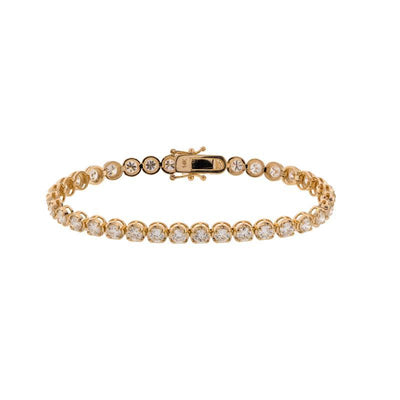 14K Yellow Gold Diamond Bracelet