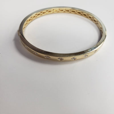 14K Yellow Gold Diamond Bracelet - Tapper's Jewelry 