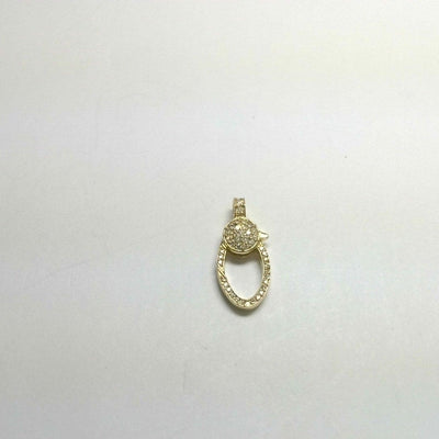 14K Yellow Gold Diamond Charm - Tapper's Jewelry 