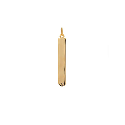 14K Yellow Gold Diamond Charm - Tapper's Jewelry 
