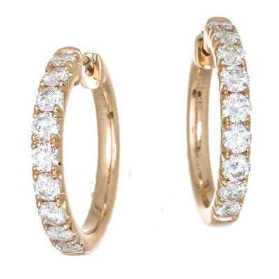 14K Yellow Gold Diamond Earrings - Tapper's Jewelry 