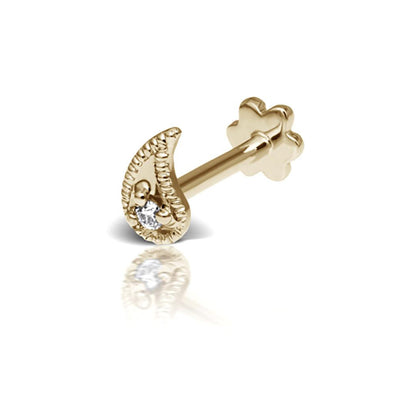 14K Yellow Gold Diamond Earrings - Tapper's Jewelry 