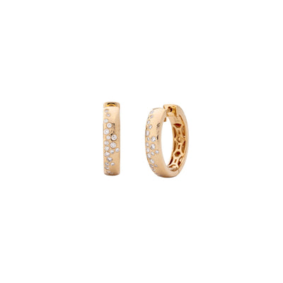 14K Yellow Gold Diamond Earrings - Tapper's Jewelry 