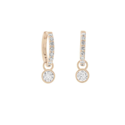 14K Yellow Gold Diamond Earrings - Tapper's Jewelry 
